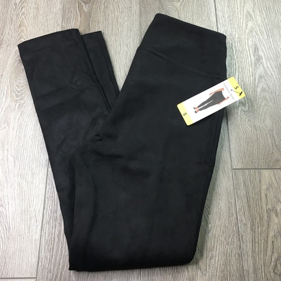 NWT Andrew Marc Pull On Trouser Skinny Pants Stretch Waistband Black Small - Picture 1 of 8